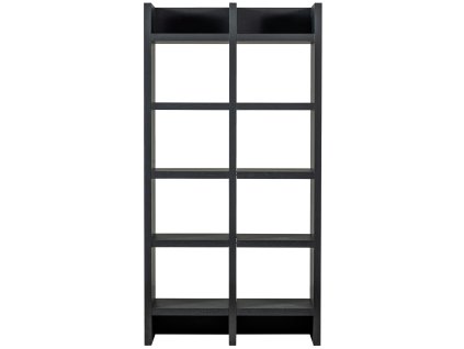 Otevřená skříňka TIMO tmavě hnědá 100cm