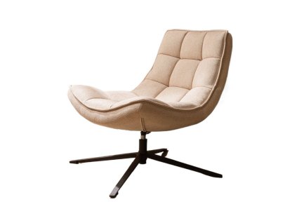 Otočné křeslo MAUDI světlé