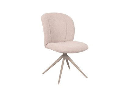 Jídelní židle KIMO bouclé světlá