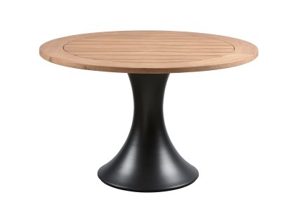 Kulatý zahradní stůl CHARLEY O122CM černý