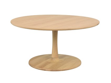 Kulatý konferenční stolek HOBART velký dub