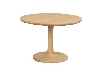 Kulatý konferenční stolek HOBART malý dub