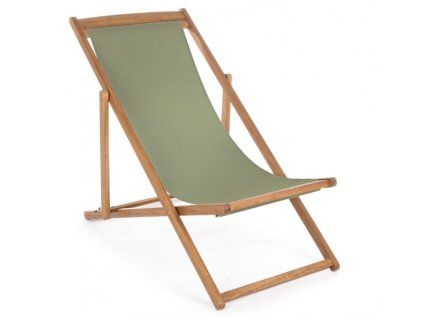 Dřevěné lehátko NOEMI zelené