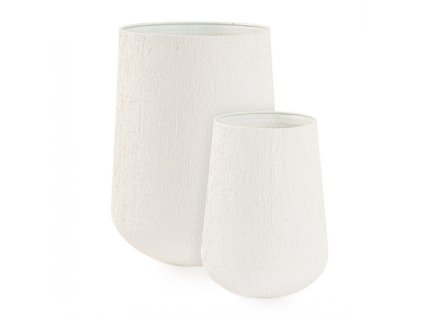Set 2 květináčů KENAR béžová