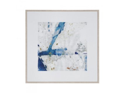 Obraz GALLERY modro-bílý 60X60 cm
