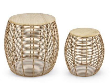 Set 2 odkládacích stolků YULIAN