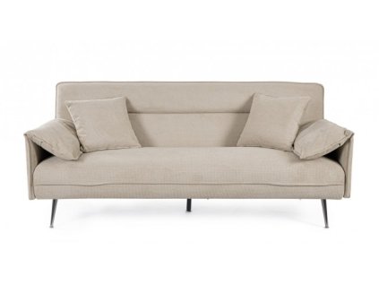 Třímístná rozkládací pohovka OTTAWA béžová 200 cm