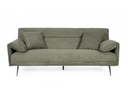 Třímístná rozkládací pohovka OTTAWA zelená 200 cm