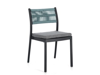 Zahradní jídelní židle ALVIN antracitová