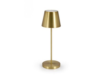 Zahradní stolní LED lampa ETNA 38 cm zlatá