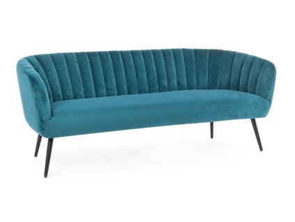 Pohovka AVRIL tyrkysová 178 cm