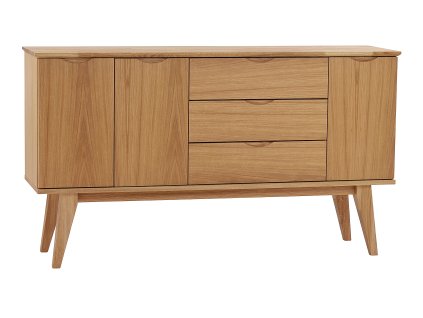 Dřevěný příborník FILIPPA 150x40 cm dub