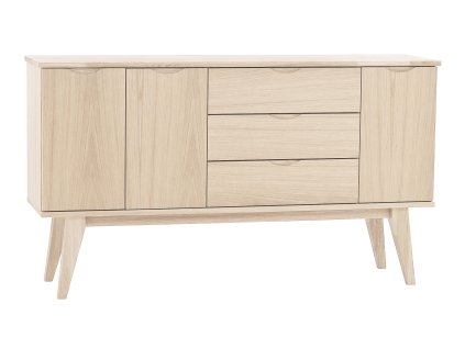 Dřevěný příborník FILIPPA 150x40 cm světlý