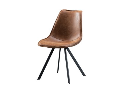 4565 2 jidelni zidle swen hneda