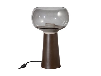 Stolní lampa MUSHROOM coffee 37cm