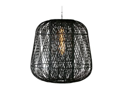 Závěsné světlo MOZA černé 100x100cm