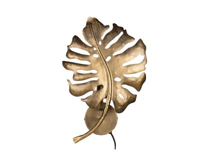 Nástěnná lampa LEAF mosaz