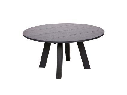8525 2 kulaty jidelni stul rhonda 150cm cerny