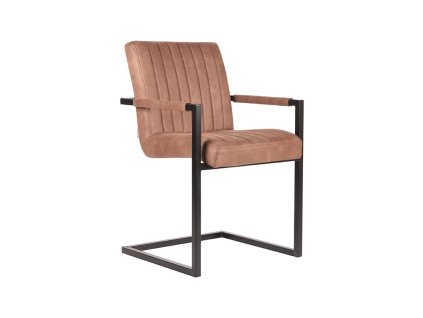 eetkamerstoel milo tanny microvezel 55x55x85 cm perspectief