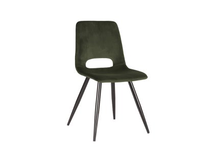 Eetkamerstoel Josh Army Fluweel 45x56x84 cm Perspectief