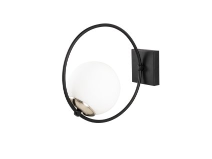 Nástěnné světlo DOLUNAY černé