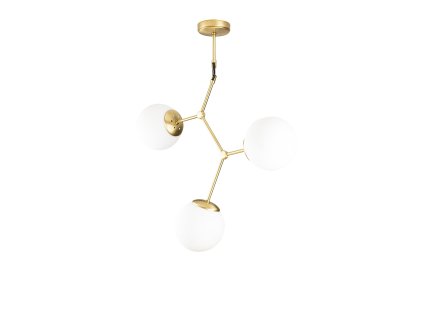 Závěsné světlo DAMAR L mosaz