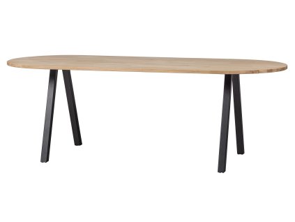 Jídelní stůl TABLO oval dub "S" 220x90 cm