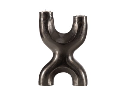 Kovový svícen DON černý