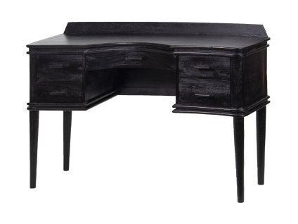 Dřevěný psací stůl BOUDOIR černý