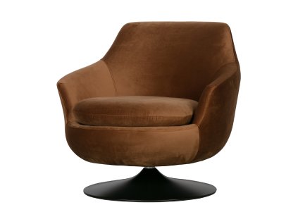 Otočné křeslo JADA hnědé