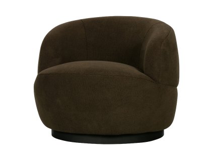 Otočné křeslo WOOLLY zelená