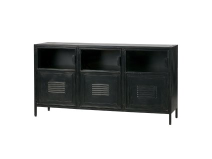 Kovová komoda RONJA černá