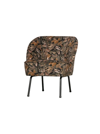 Křeslo VOGUE s květinami