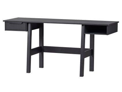 Dřevěný psací stůl DONKEY černý