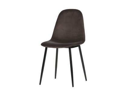 26474 1 set of 2 marije dining chair velvet grey