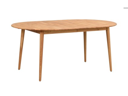 Rozkládací oválný jídelní stůl TYLER dub 170x105 cm