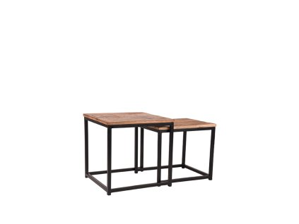 Set 2 mangových stolků TWAIN