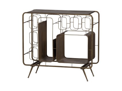 celokovová vitrína