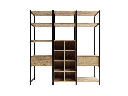 Otevřená šatní skříň RAFLI