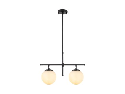 Závěsné světlo ROE černé mléčné