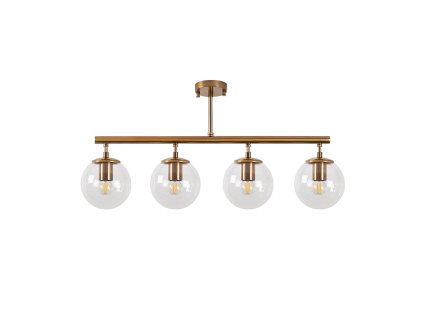 Stropní světlo FAZLI bronz čiré sklo