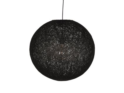 Závěsné světlo TWIST černé 55cm