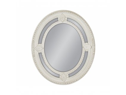 Zrkadlo Lanninon P 62x72 cm - Biela - Oválne