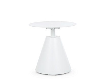 Kulatý stolek ALOHA o50 cm bílý