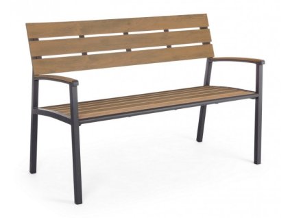 Zahradní lavička ISAK černá