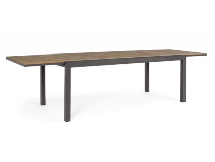 Rozkládací jídelní stůl ELIAS 200x95 cm antracit