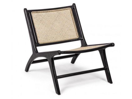 Dřevěné křeslo MABEL černé