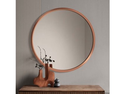 Zrkadlo Scandi Copper - Medená - Okrúhle