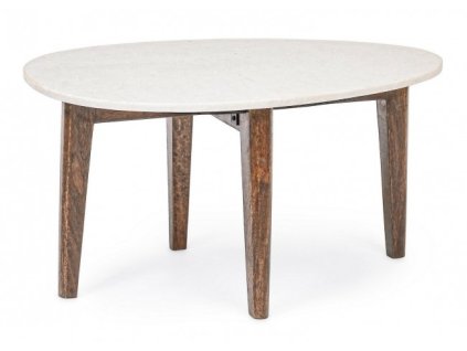 Oválný konferenční stolek SYLVESTER 70x50 cm