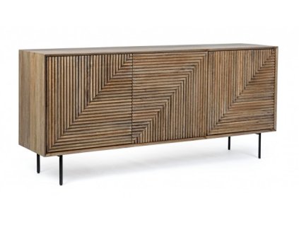 Příborník DARSEY se 3 dvířky 83x184 cm